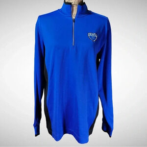 NIKE GOLF Dri-Fit 1/4 Zip Pullover Women's‎ Blue and Black Small | EUC
